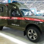 Ростех представил бронированную Lada Niva Legend медицинского назначения